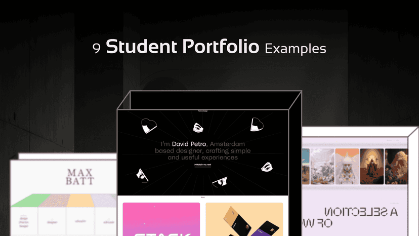 9 Exceptional Student Portfolio Examples Cover Image